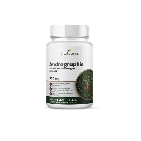 VitaSanum® - Andrographis (Andrographis paniculata) (Kalmegh) 500 mg 90 g