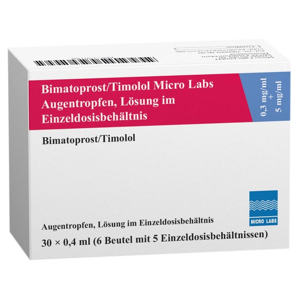 Bimatoprost/timolol Micro Labs 0,3+5 Mg/ml Atr 3X3 ml