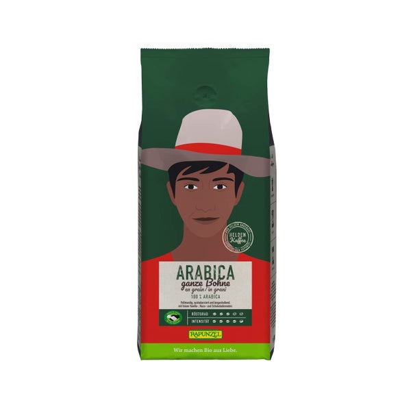 Rapunzel Bio Heldenkaffee Arabica ganze Bohne 1 kg 1 kg