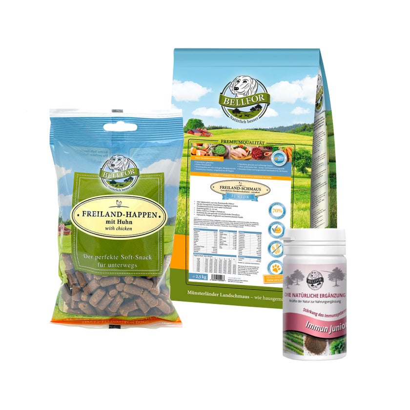 Bellfor Welpenfutter Set für kleine Rassen 2,750 g 2750 g