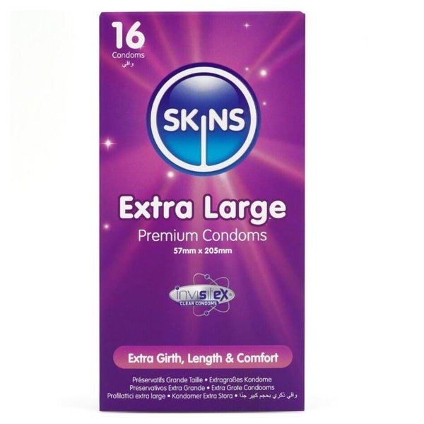 «Extra Large» XXL Kondome ohne Latexgeruch (16 Kondome) 16 St