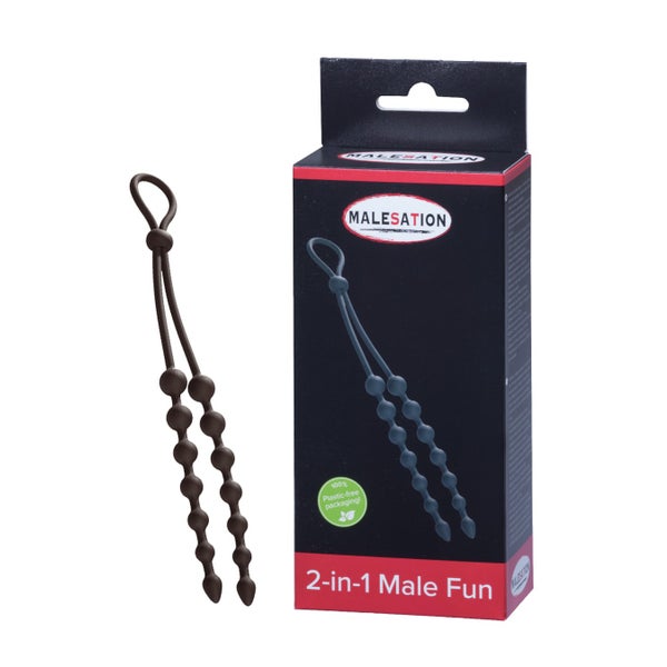 MALESATION - Penisring und Analkette 1 St