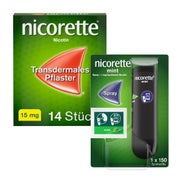 Produktabbildung: Nicorette Pfl. & Nicorette mint Spr. Set 1 Set