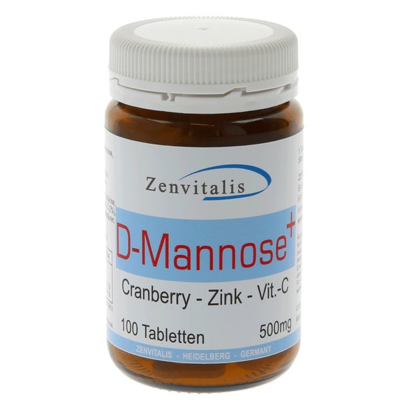 Zenvitalis D-Mannose plus Cranberry + Zink + Vitamin C 100 St