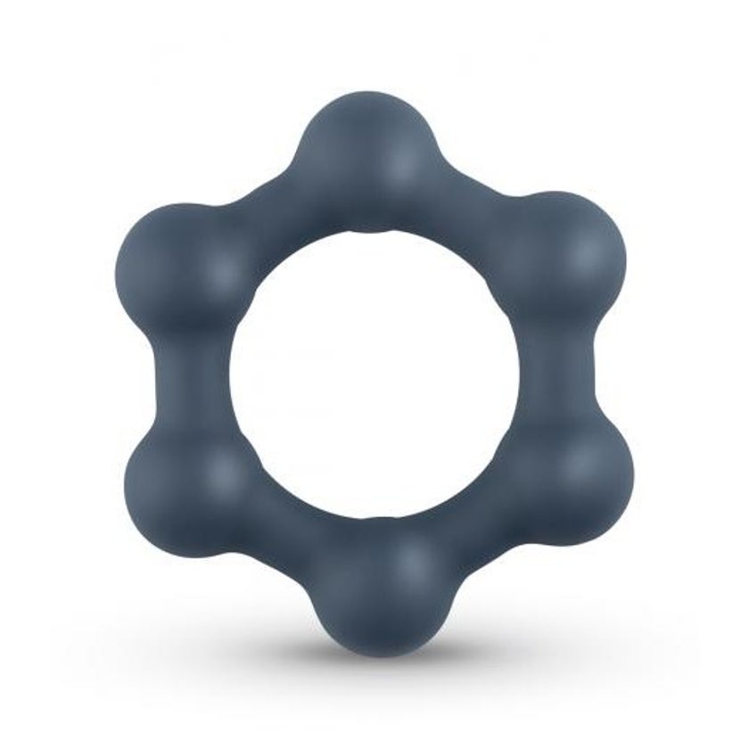 Hexagon Cock Ring» dehnbarer Penisring mit Stahlkugeln (1 Stück) 1 St  online kaufen