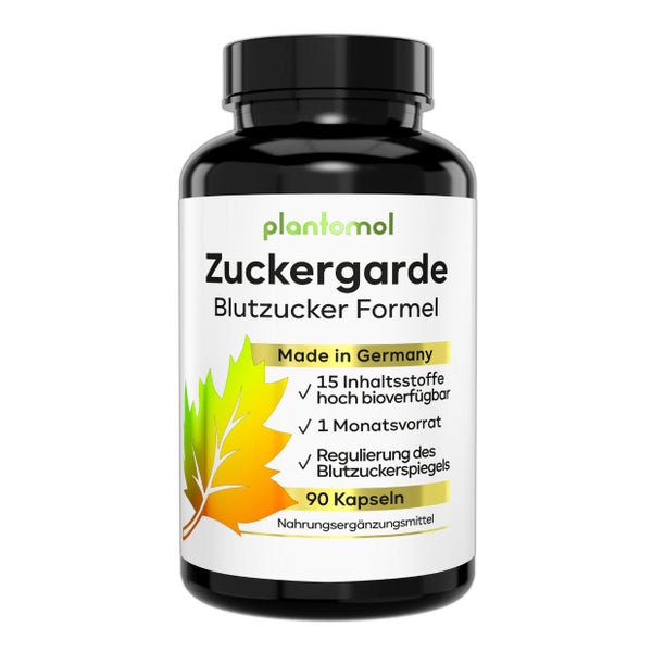 plantomol® Blutzucker Kapseln mit Kurkuma - Zuckergarde