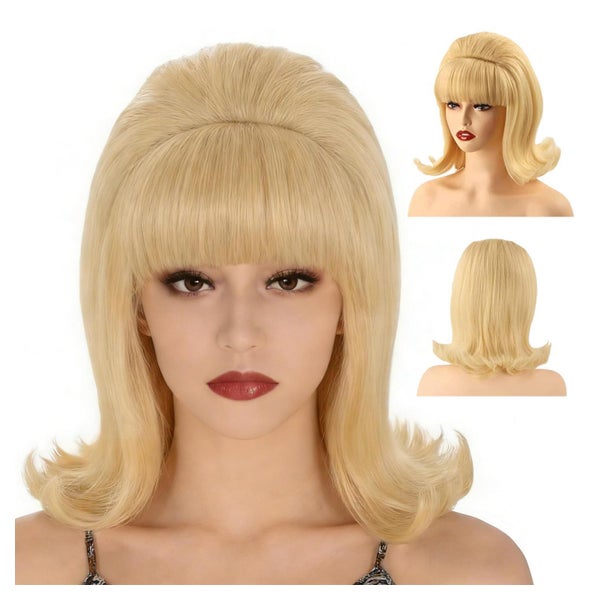 Perücke Vintage Stil 60er Jahre 70er Jahre Pinup 1 St