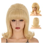 Perücke Vintage Stil 60er Jahre 70er Jahre Pinup 1 St