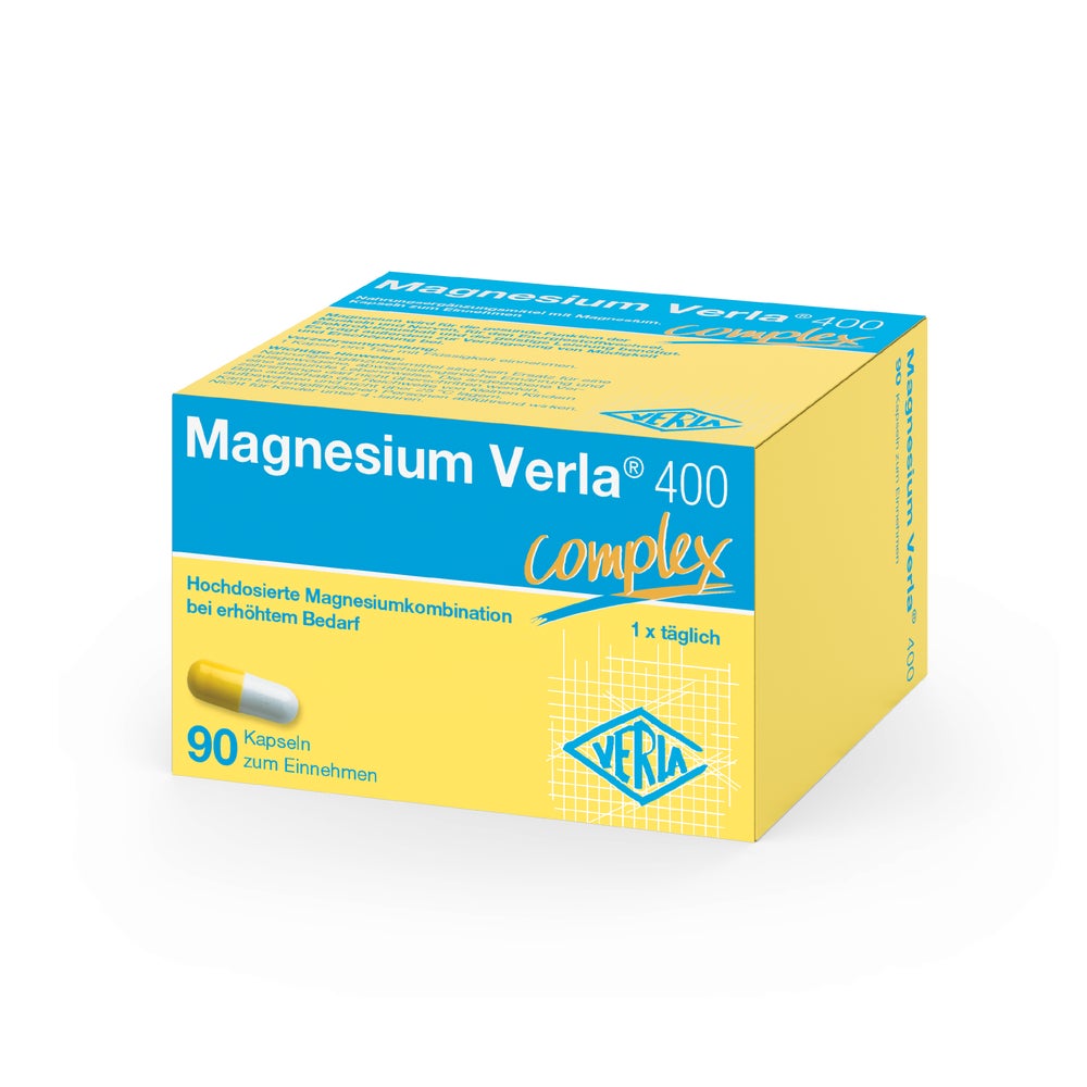 Magnesium Verla 400 Kapseln 90 St