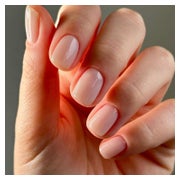Kunstnägel Press On Kurz Squoval Nude Glossy Nagelkleber AZ2 1 St