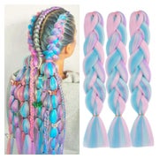 Extensions Kunsthaar Jumbo Braid 24 Zoll 100g Flechten Regen 1 St