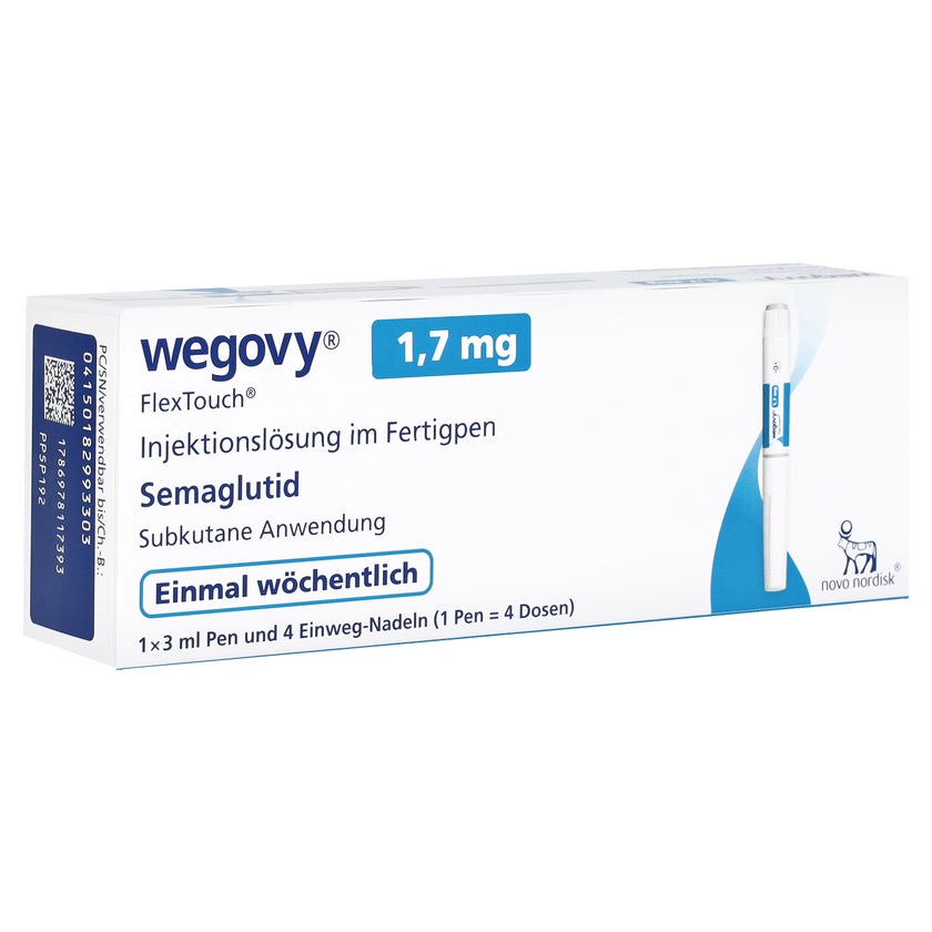 Wegovy 1,7 mg FlexTouch 1X3 ml mit E-Rezept kaufen