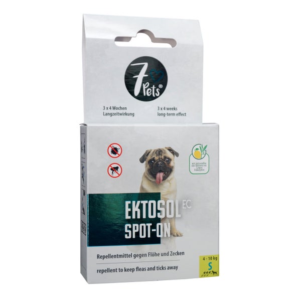 7Pets Ektosol EC Spot-On für Hunde, S - 3x 1,2 ml 1 St