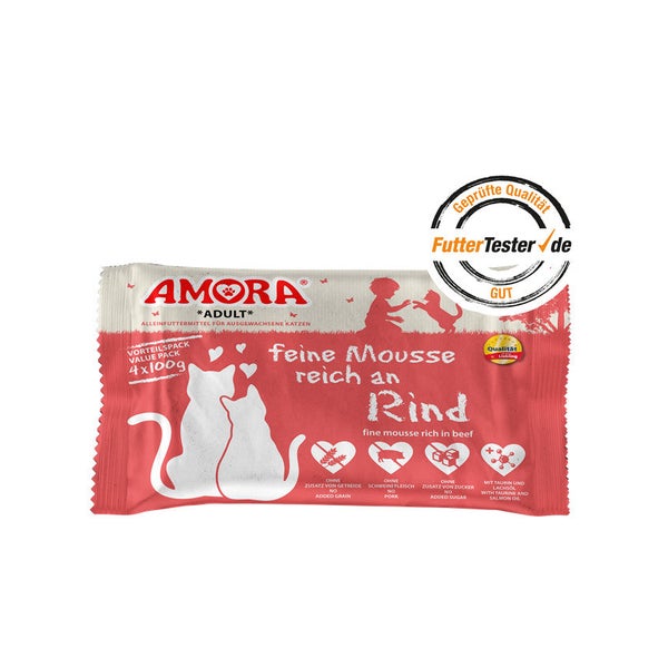 AMORA Cat feine Mousse 10x4x 4 kg