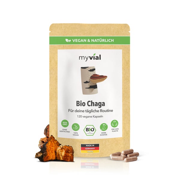 myvial® Bio Chaga 120 Kapseln vegan 120 St