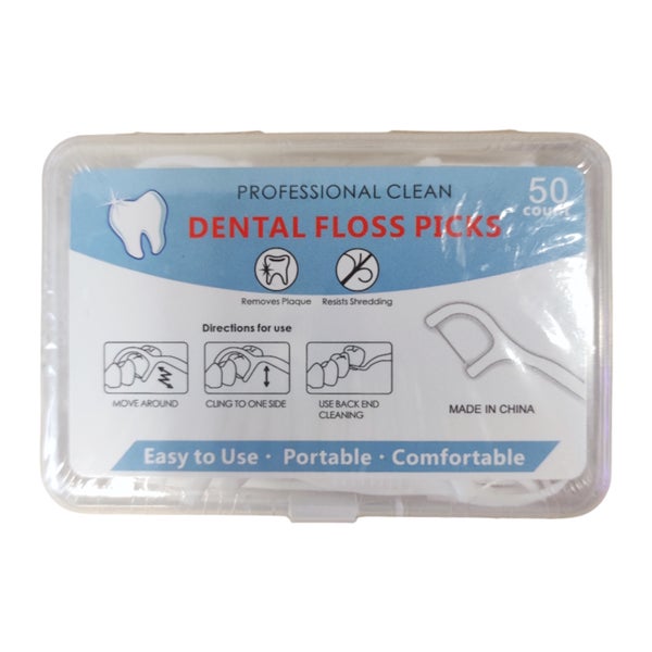 Folio24 Dental Floss Picks 1er 50 St