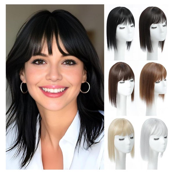 Toupet Topper 3 Clips Pony synthetisch 30cm (10x5 Basis) Tie 1 St