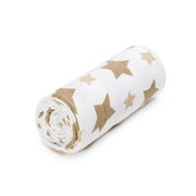 T-TOMI Bambusbadetuch Beige stars 1 St