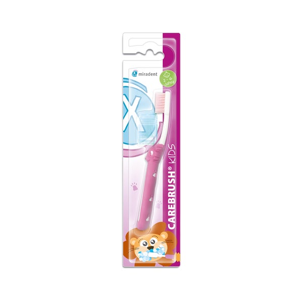 miradent Carebrush Kids Zahnbürste, pink 1 St