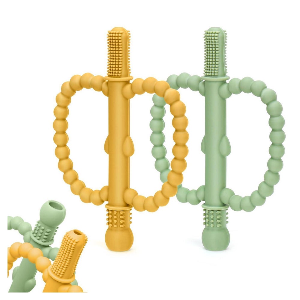Silikon Beißring Baby BPA frei sensorisch 1 St