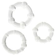 Seven Creations - Set aus drei transparenten Penisringen 1 St