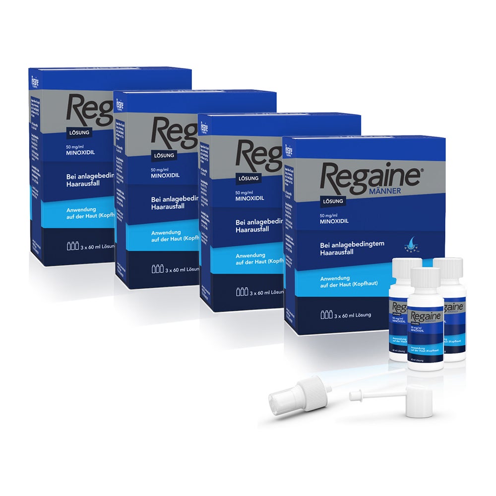 Regaine 12er Set Männer Lösung 4X3X60 ml