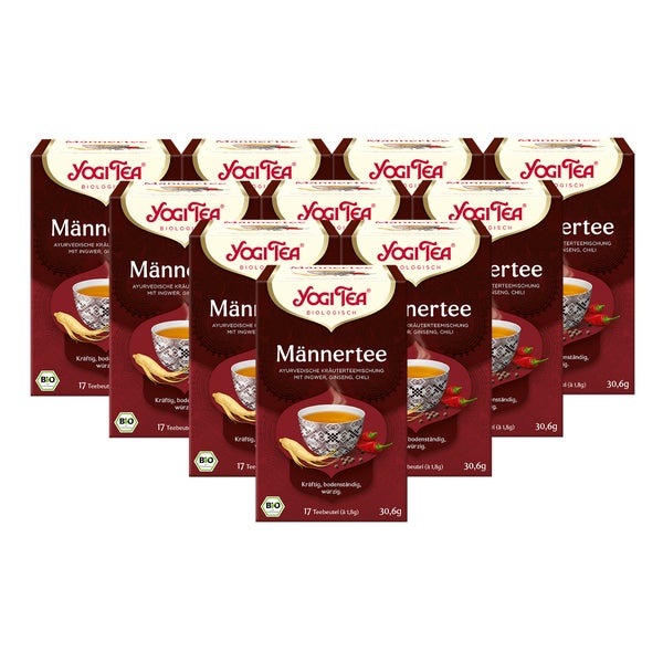 Yogi Tea - Männer Tee Bio Kräutertee | 10 x 30,6g 10x17 St