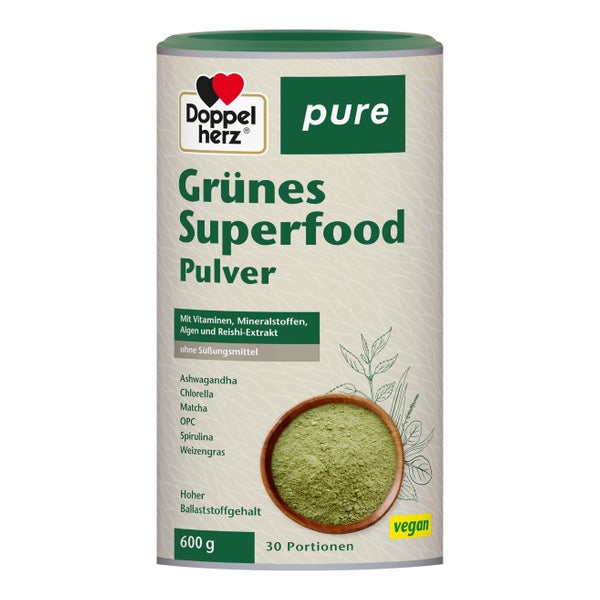 Doppelherz Grünes Superfood Pure Pulver 600 g