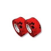 LisaCare Fingerpflaster 2,5cm x 4,5m - 2er Pfote Rot 2 St