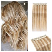 Clip In Extensions Echthaar 5 Clips 12P613 Goldbraun blond 2 1 St