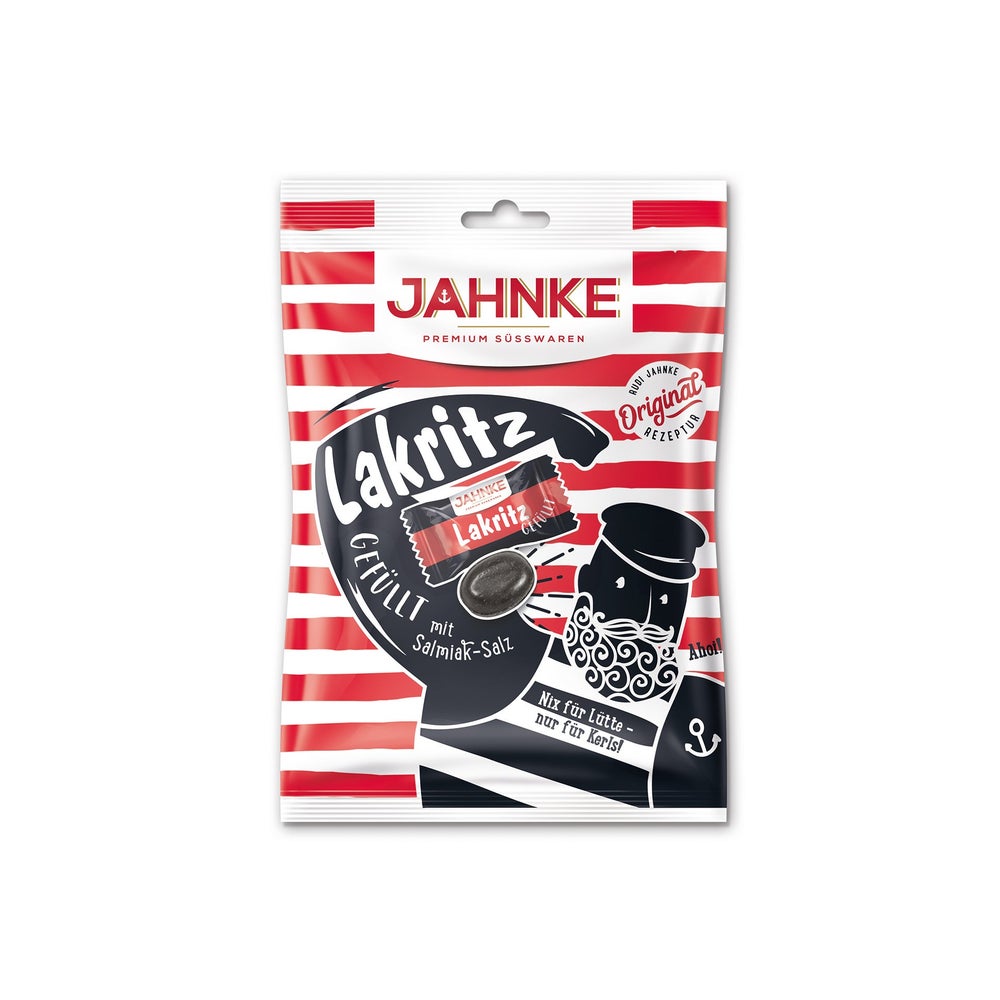 Jahnke Lakritz Gefüllt Mit Salmiaksalz Bonbons 125 g