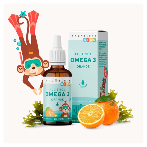InnoNature Omega 3 Tropfen Kids Orange 30 ml