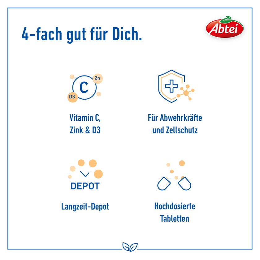 Abtei Vitamin C 600 Forte Plus 42 St