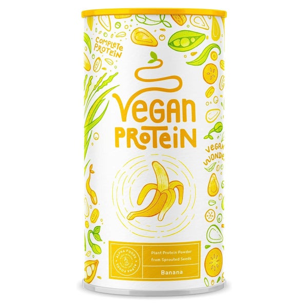 Vegan Protein - BANANE - Pflanzliches Proteinpulver 600 g