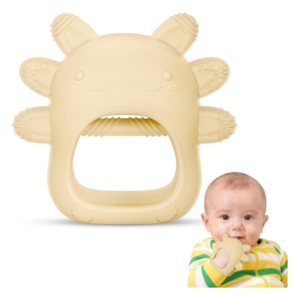 Beißring Baby aus Silikon BPA frei Zahnungshilfe 1 St
