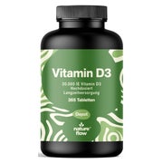Vitamin D3 20000 IE - 365 Tabletten - Nature Flow 365 St
