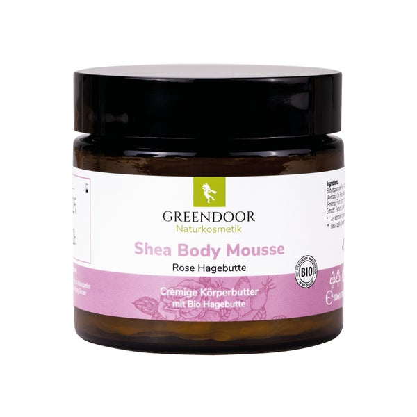 GREENDOOR Shea Body Mousse Rose 200 ml