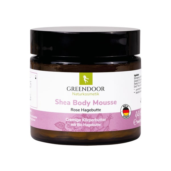 GREENDOOR Shea Body Mousse Rose 200 ml