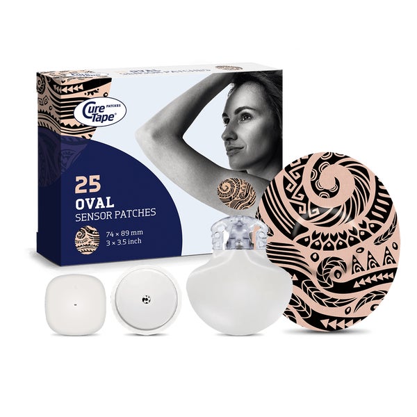 CureTape Sensor Patch für Freestyle libre und Dexcom Sensor 20 St