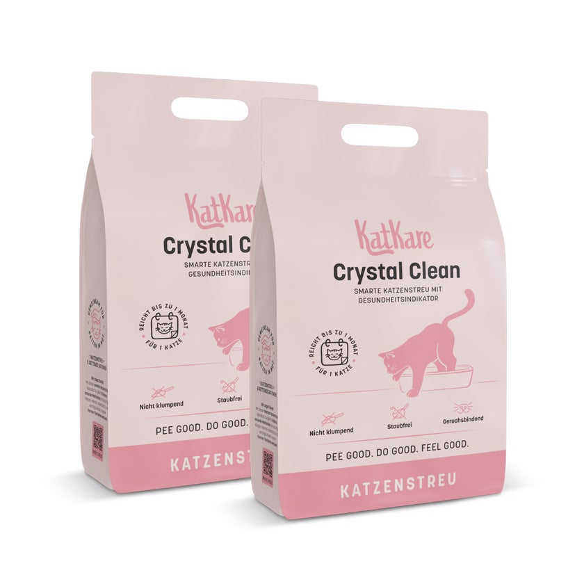Crystal Clean 2x - Smarte Katzenstreu 5,6 kg online kaufen | DocMorris