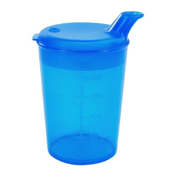 Medi-Inn Schnabelbecher Trinkbecher 250 ml Öffnung 12x10 mm blau 1 St