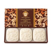 Saponificio Artigianale Fiorentino Patchouli & Sandalwood Seifen – Duftseifen aus der Toskana 375 g