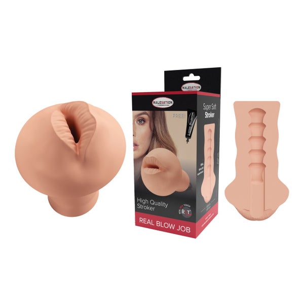 MALESATION - Masturbator Real Blow Job Stroker 1 St
