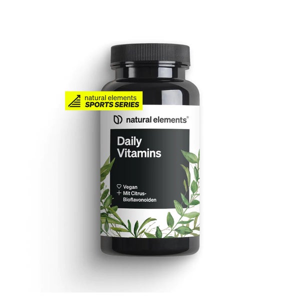 Daily Vitamins – 120 Multivitamin Kapseln – alle wertvollen Vitamine A-K – perfekt für Sportler – vegan, hochdosiert, ohne unnötige Zusätze – in Deutschland produziert & laborgeprüft 120 St