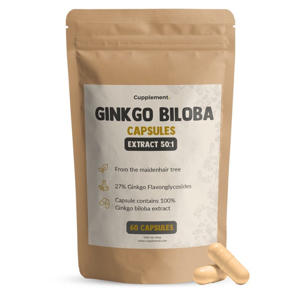 Cupplement - Ginkgo Biloba  100 mg - Kapseln 60 St