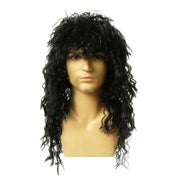 Perücke Herren Lange Lockige Mullet 70er 80er Heavy Metal Sc 1 St