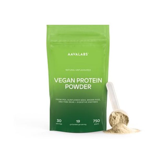 Aavalabs Veganes Proteinpulver neutral 19 g Protein, 750 g 750 g