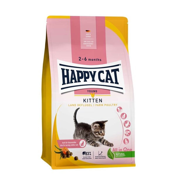 Happy Cat - Young Kitten Land-Geflügel 1,3 kg