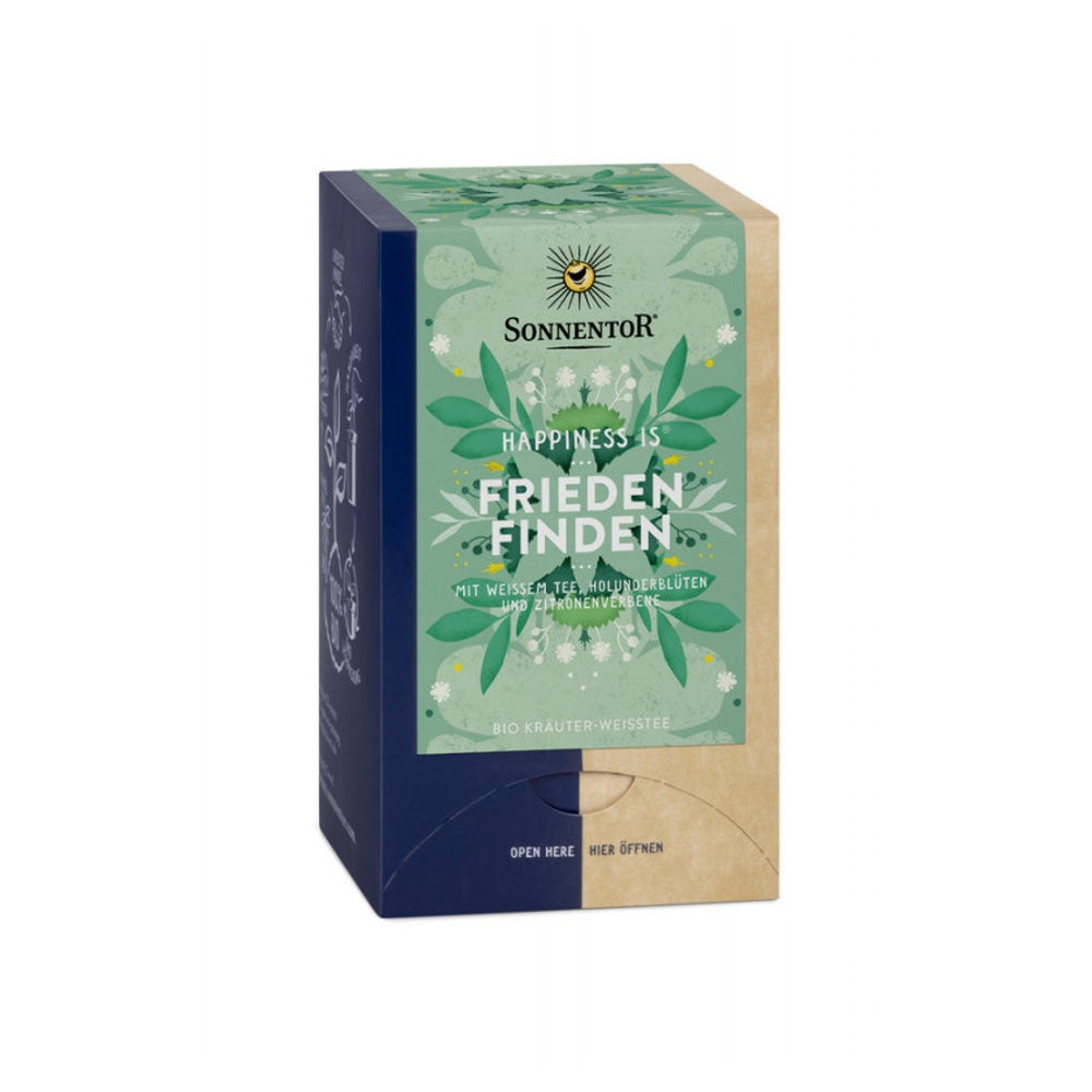 Sonnentor Happiness Is Frieden Finden K-w-tee Bio 18 St