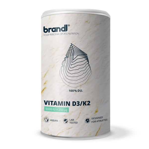 Vitamin D3 K2 Kapseln Vegan mit 5.000 IU D3 und 250μg K2 120 St